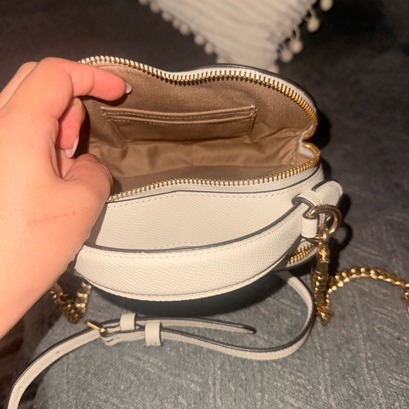 COACH Beige Signature Heart Mini Crossbody - Picture 4 of 5